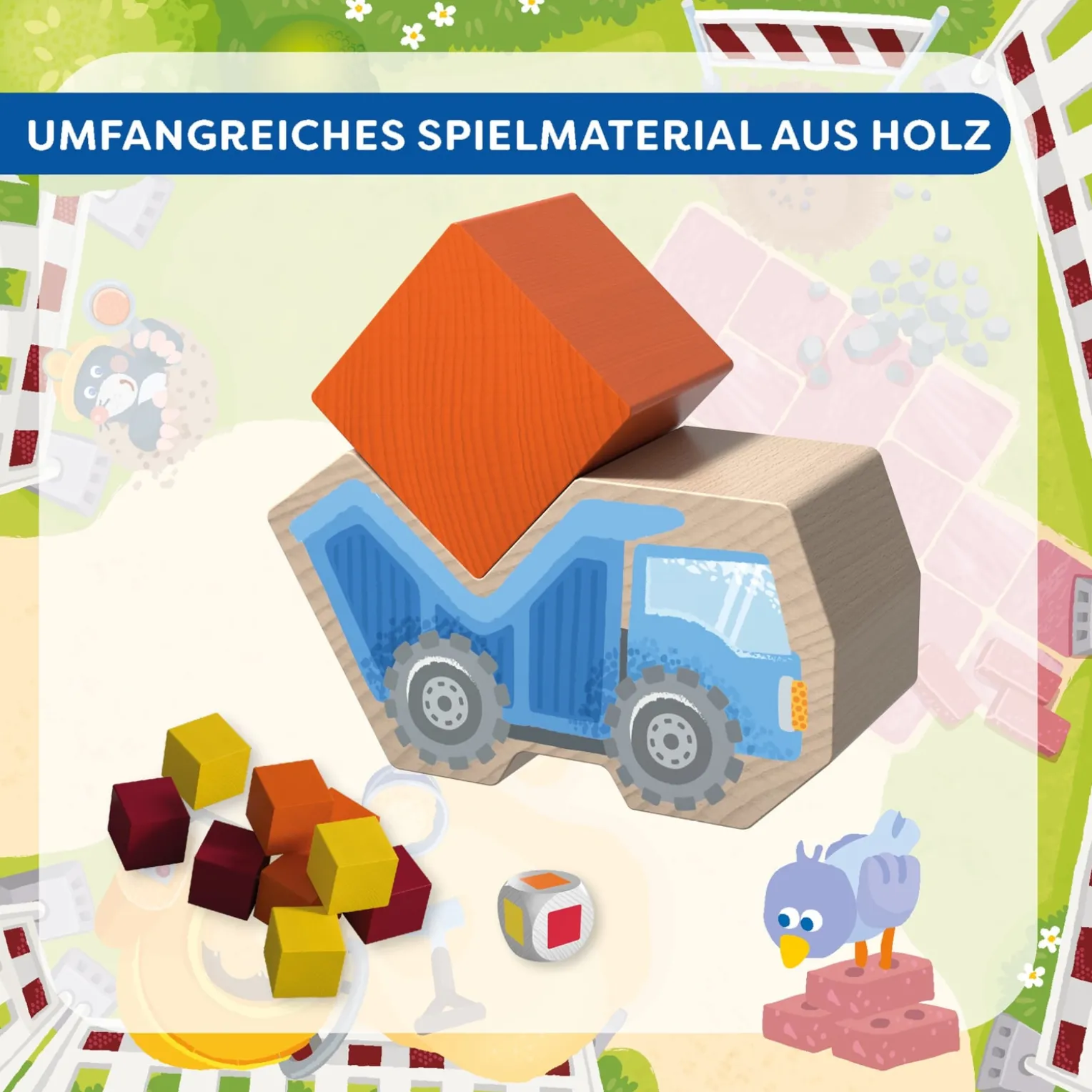 Meine ersten Spiele – Stein auf Stein, Stapelspiel, Holz, ab 2 Jahren