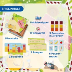 Meine ersten Spiele – Stein auf Stein, Stapelspiel, Holz, ab 2 Jahren