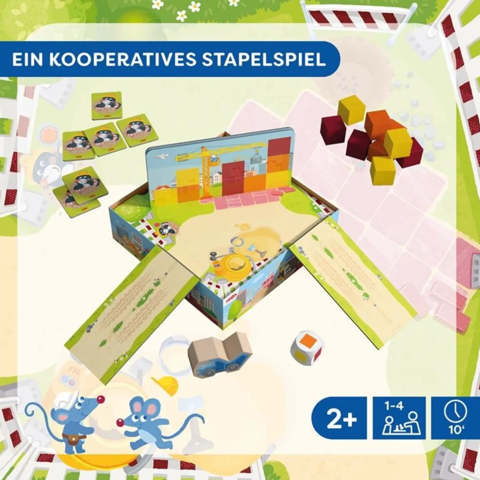 Meine ersten Spiele – Stein auf Stein, Stapelspiel, Holz, ab 2 Jahren
