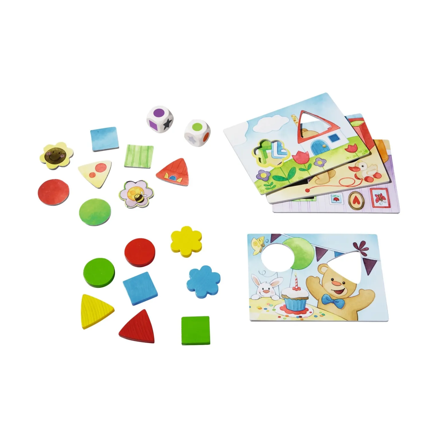 Meine ersten Spiele – Teddys Farben & Formen-Spiel, ab 2 J