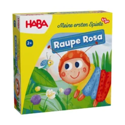 Meine ersten Spiele to go - Raupe Rosa, Dominospiel, ab 2 Jahren