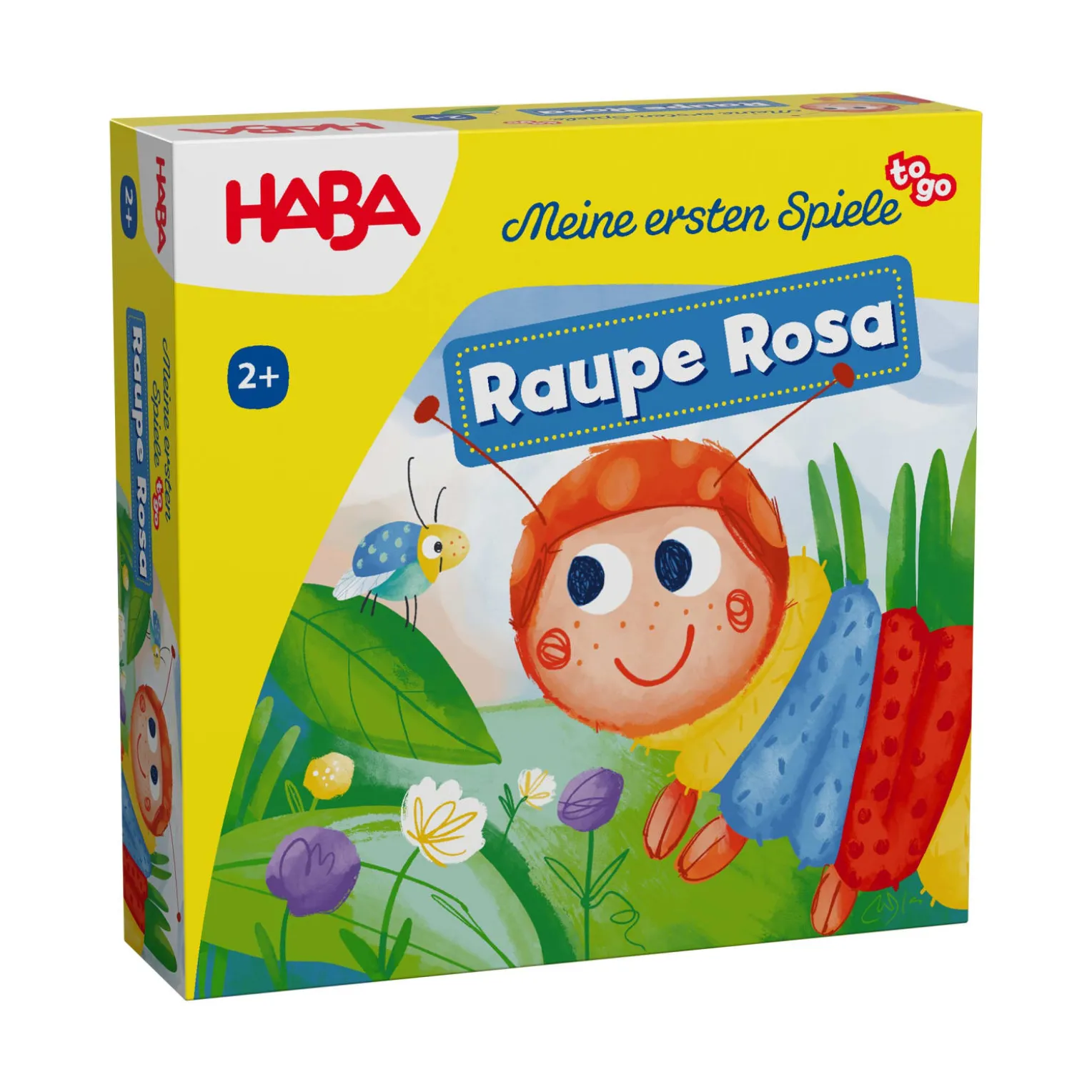 Meine ersten Spiele to go - Raupe Rosa, Dominospiel, ab 2 Jahren