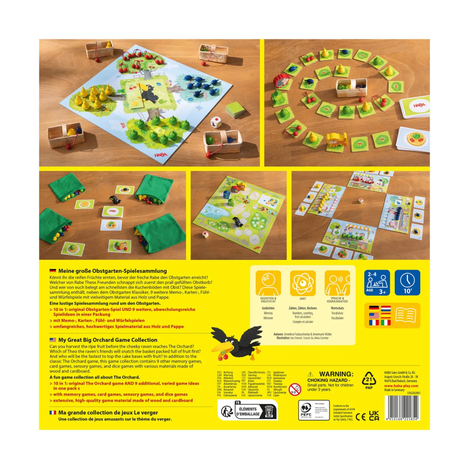 Meine große Obstgarten-Spielesammlung, 10 Spiele