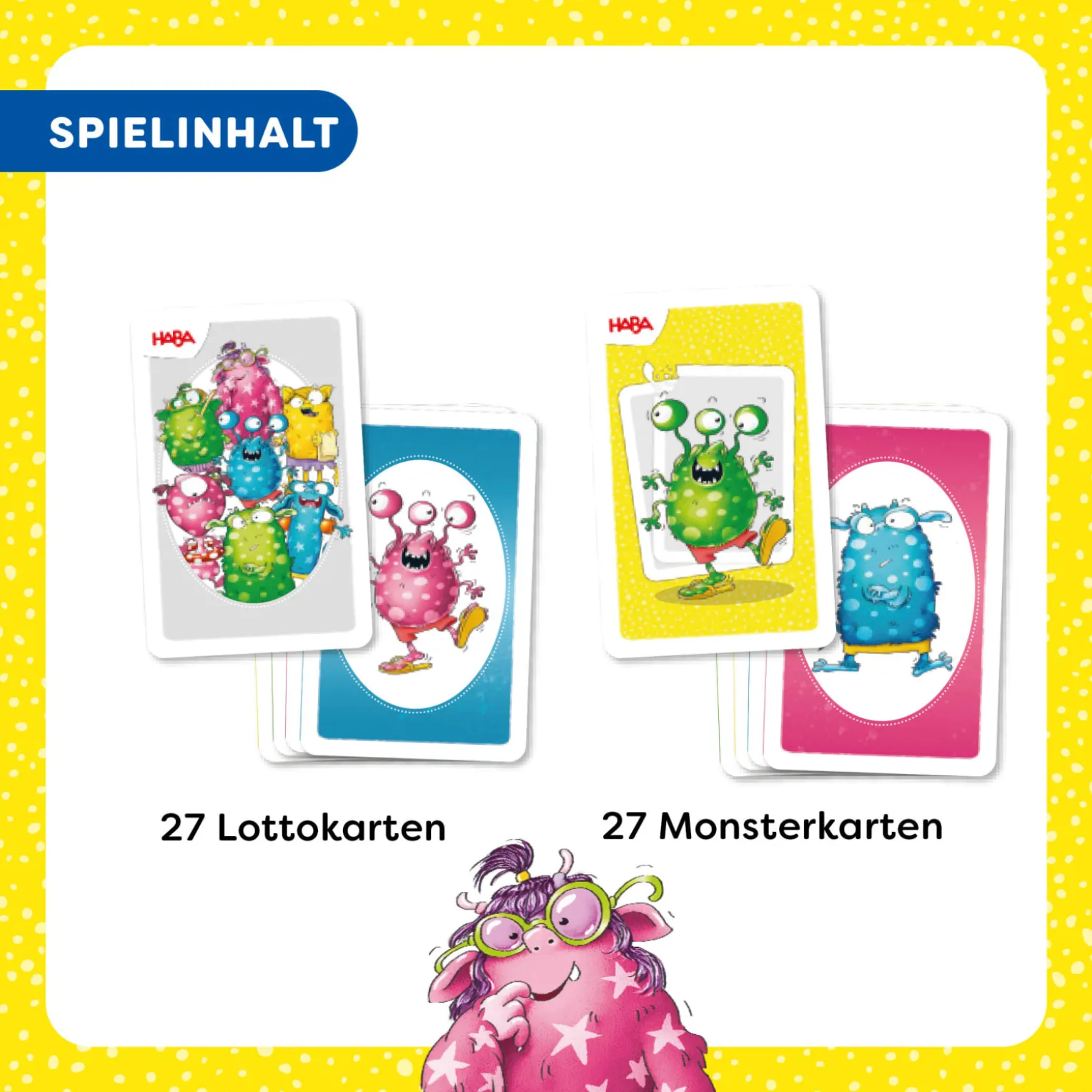 Monster LOTTO, Kartenspiel ab 3 Jahren