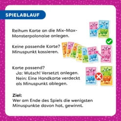 Monster MIX-MAX, Kartenspiel ab 5 Jahren