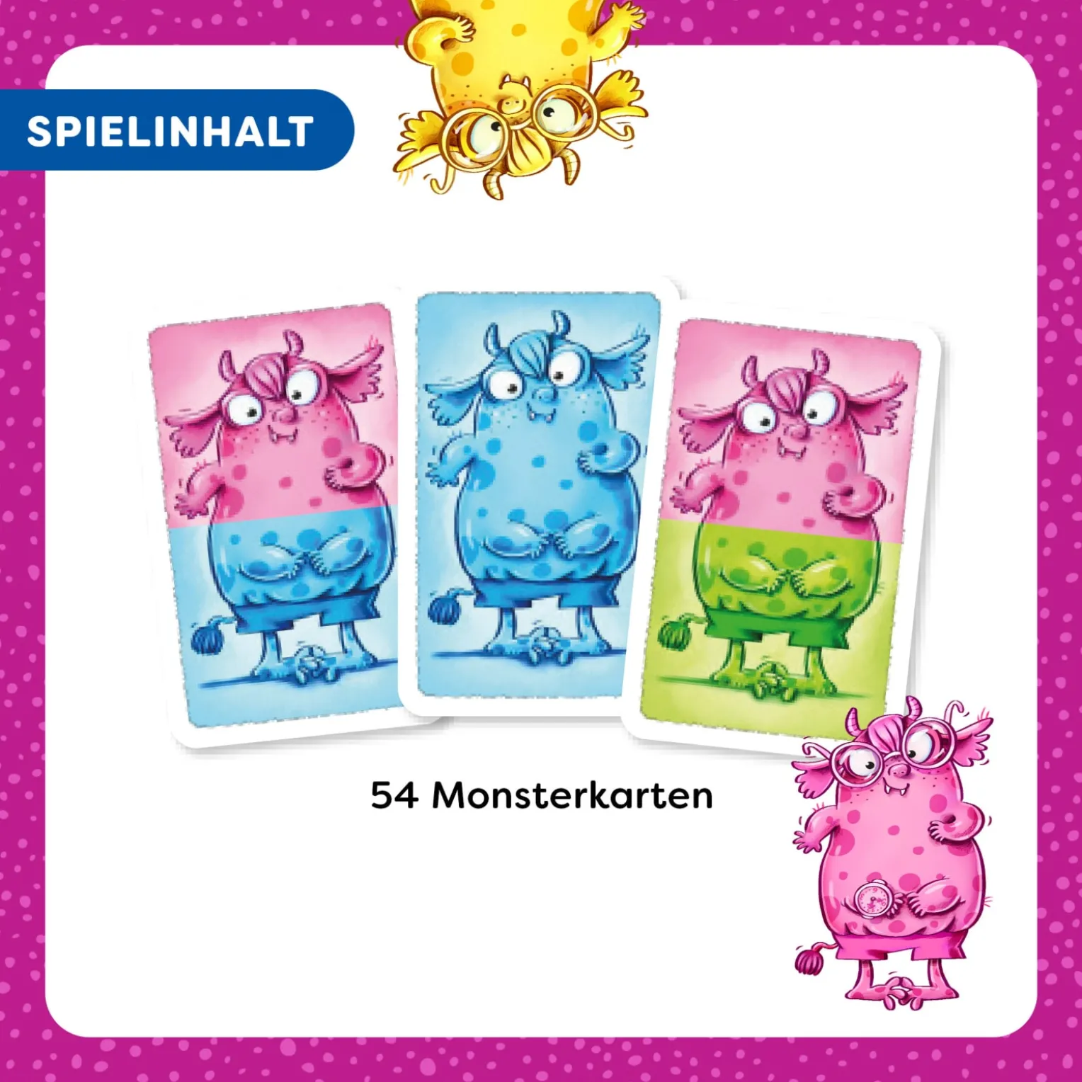 Monster MIX-MAX, Kartenspiel ab 5 Jahren