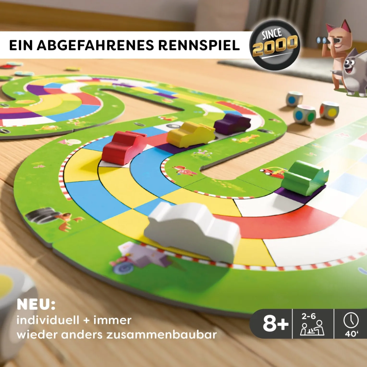 Monza, Autorennspiel, ab 5 Jahren, Neuauflage