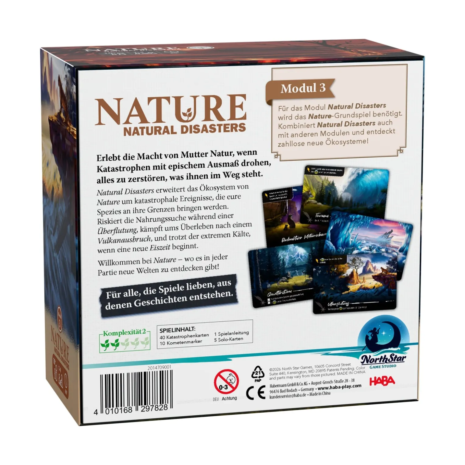 Nature Natural Disasters, Erweiterung Modul 3, ab 10 Jahren