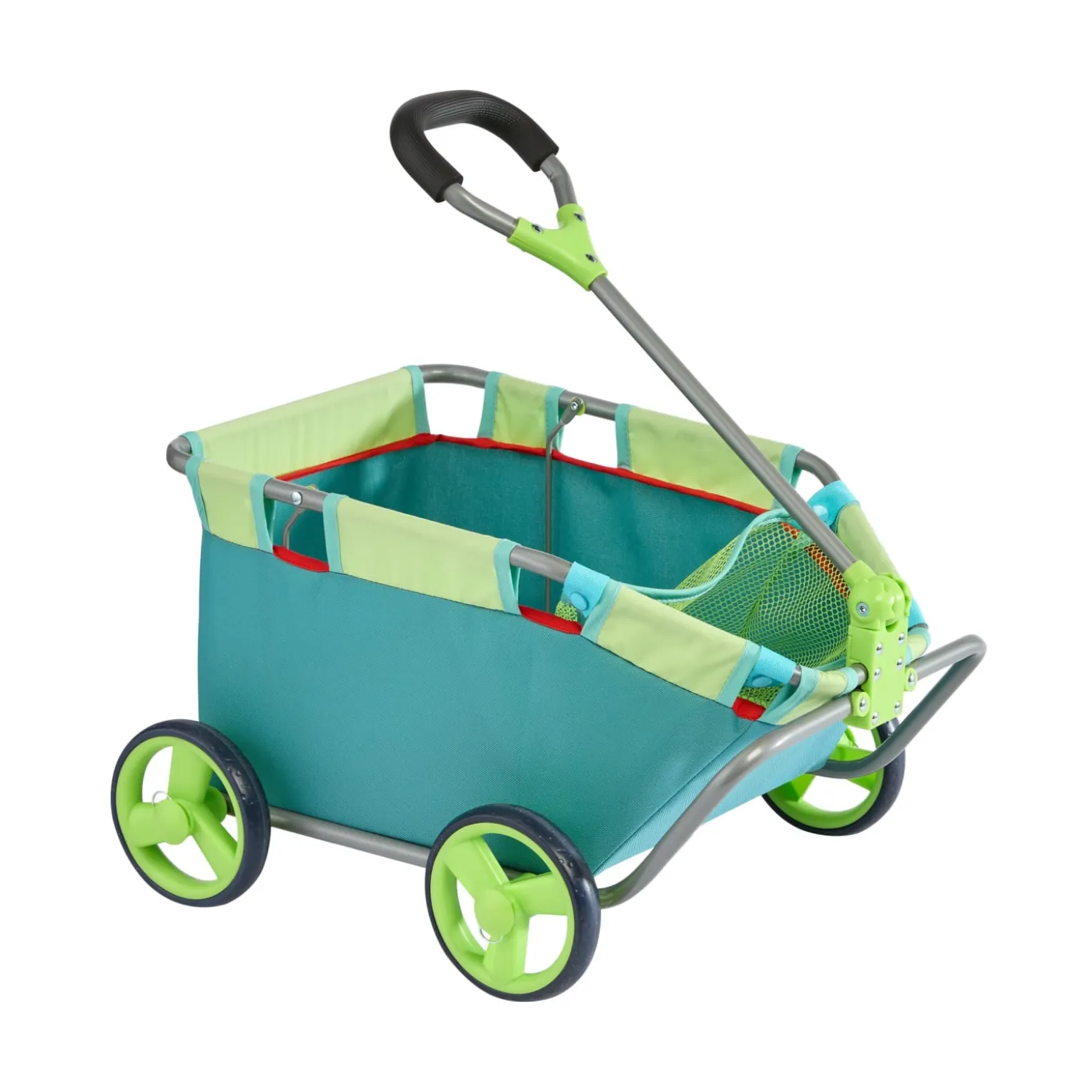 Puppen-Bollerwagen – Türkis