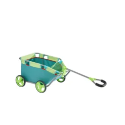 Puppen-Bollerwagen – Türkis