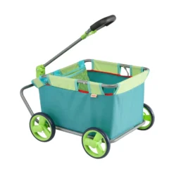 Puppen-Bollerwagen – Türkis