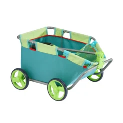 Puppen-Bollerwagen – Türkis