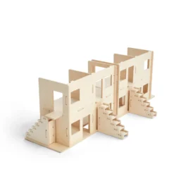 Puppenhaus aus Holz, ca. 62x26x41cm