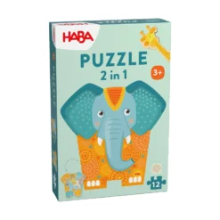 Puzzle 2 in 1 – Elefant
