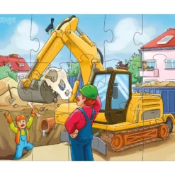 Puzzles Baustellenfahrzeuge