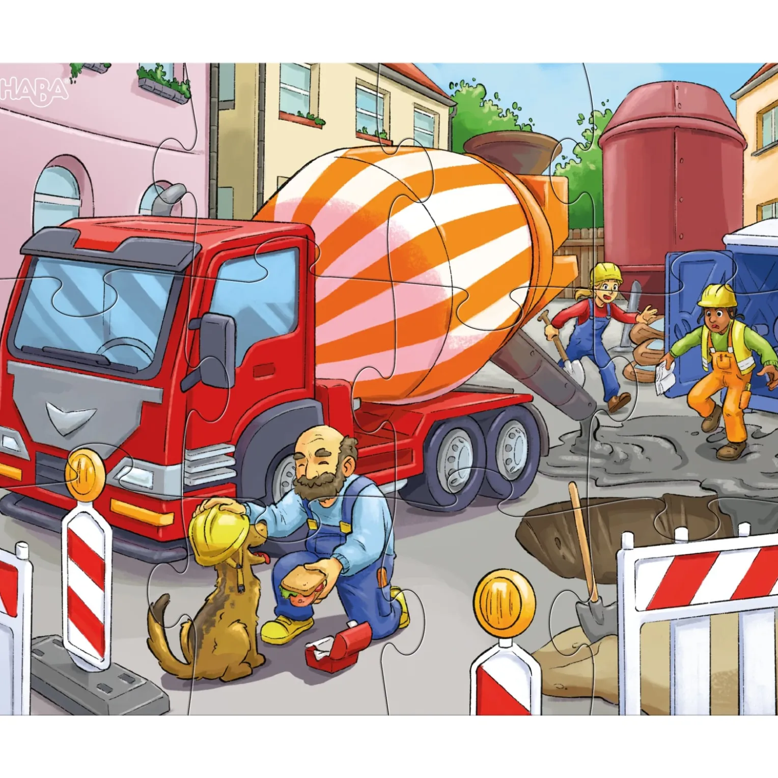 Puzzles Baustellenfahrzeuge