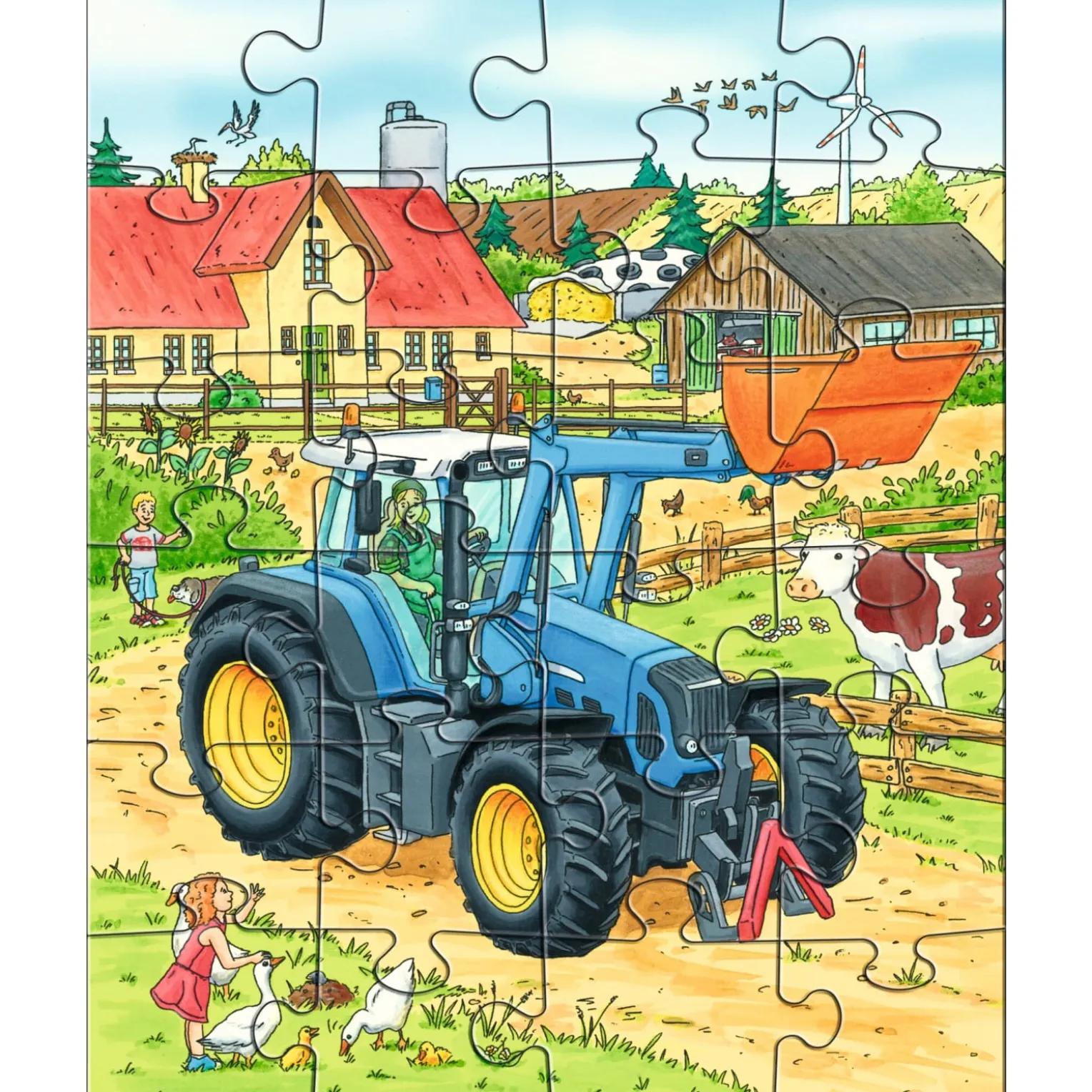 Puzzles Traktor und Co.