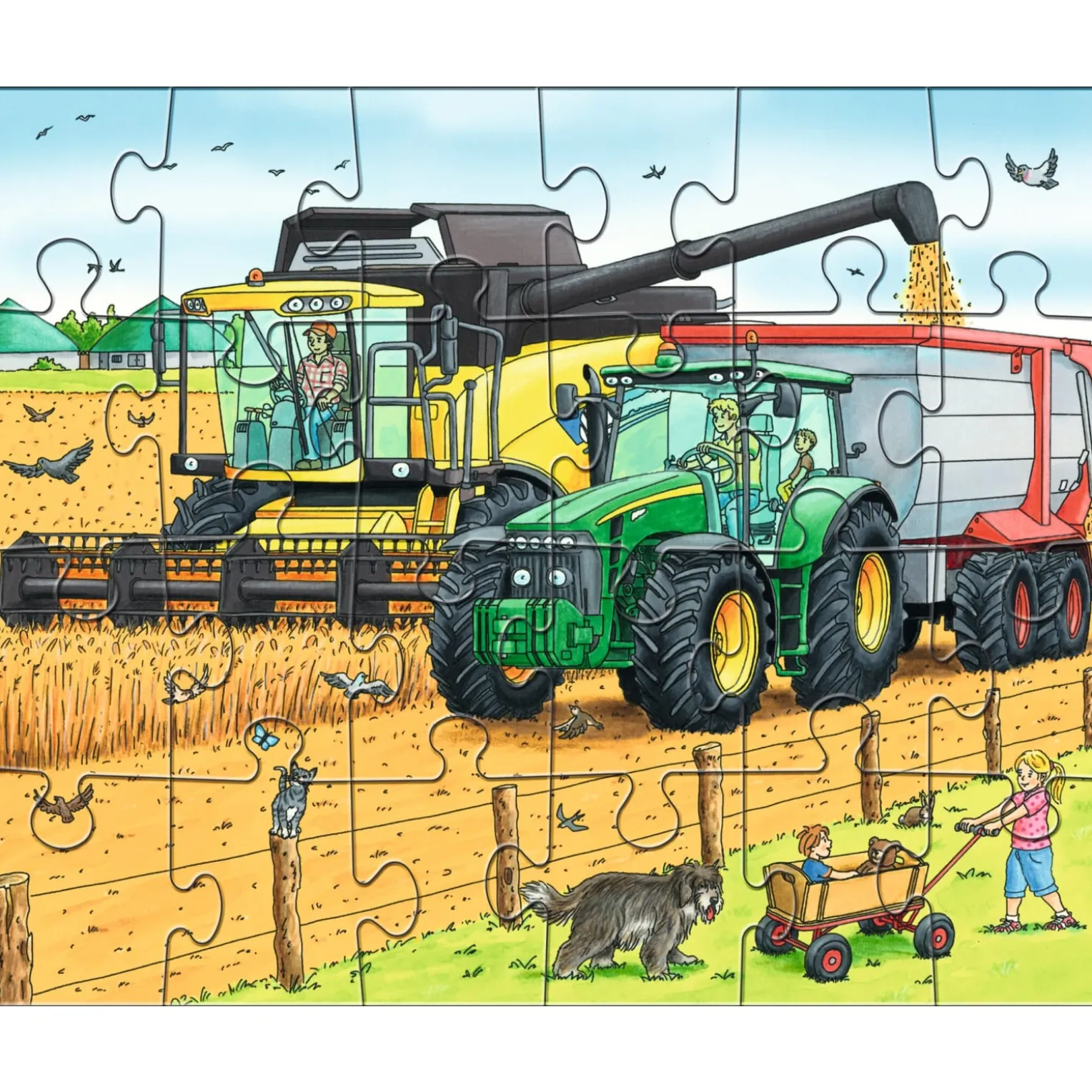 Puzzles Traktor und Co.
