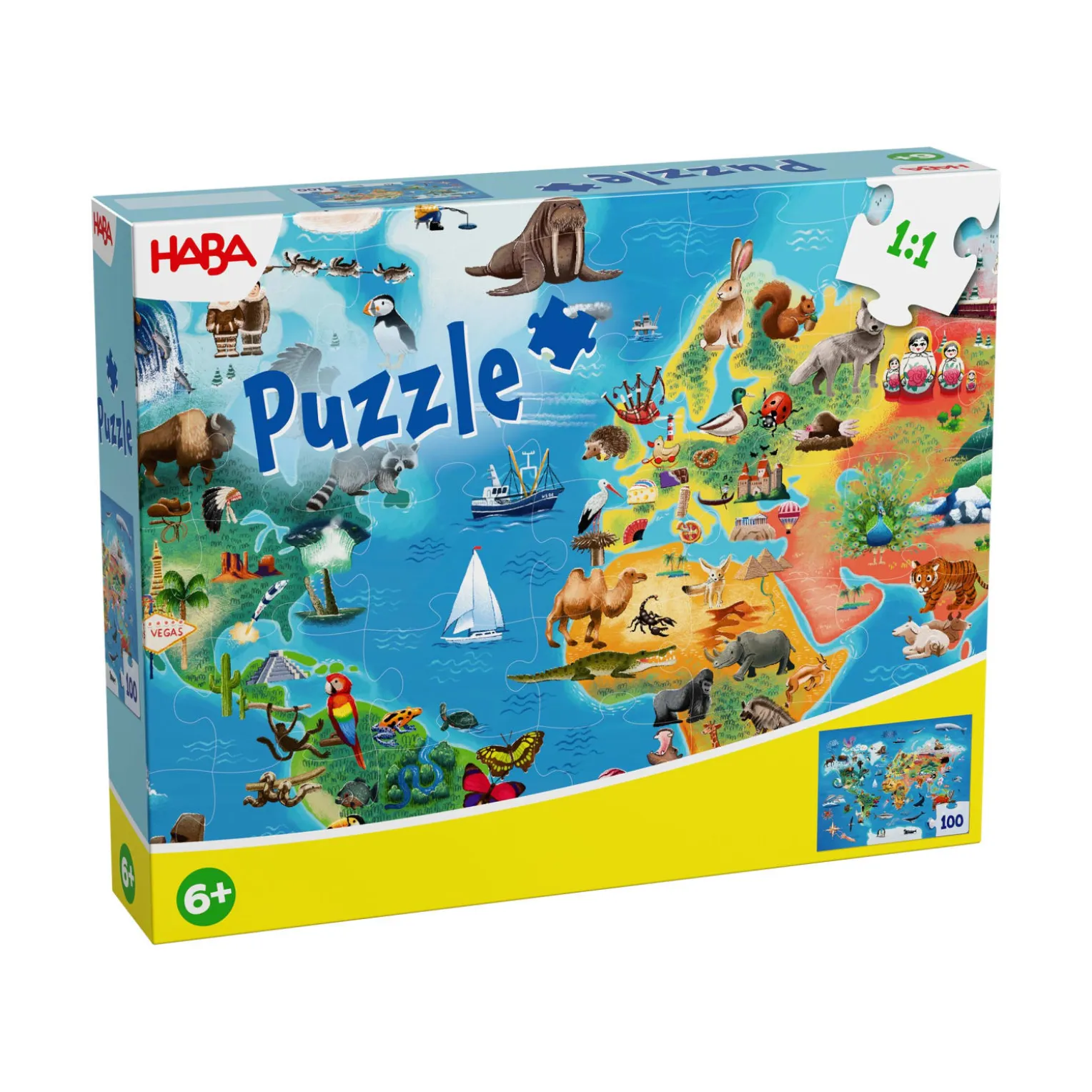 Puzzle Weltkarte