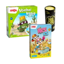 Reisespiele-Set, 3-teilig, ab 6 Jahren