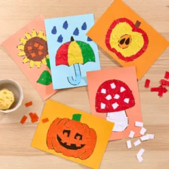 Sachenmacher Erstes Kleben Welt, Bastelset Herbst, 12 St., ab 3 Jahren