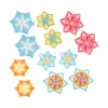 Sachenmacher Faltsterne, Bastelset Winter, 12 Stück, ab 5 Jahren