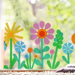 Sachenmacher Fensterbild Blumen, Bastelset, ab 5 Jahren