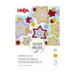 Sachenmacher Fensterbild Sterne, Bastelset Weihnachten, 32 St., ab 5 J