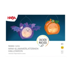 Sachenmacher Mini-Klammerlaternen Halloween, Bastelset Herbst, ab 5 J.