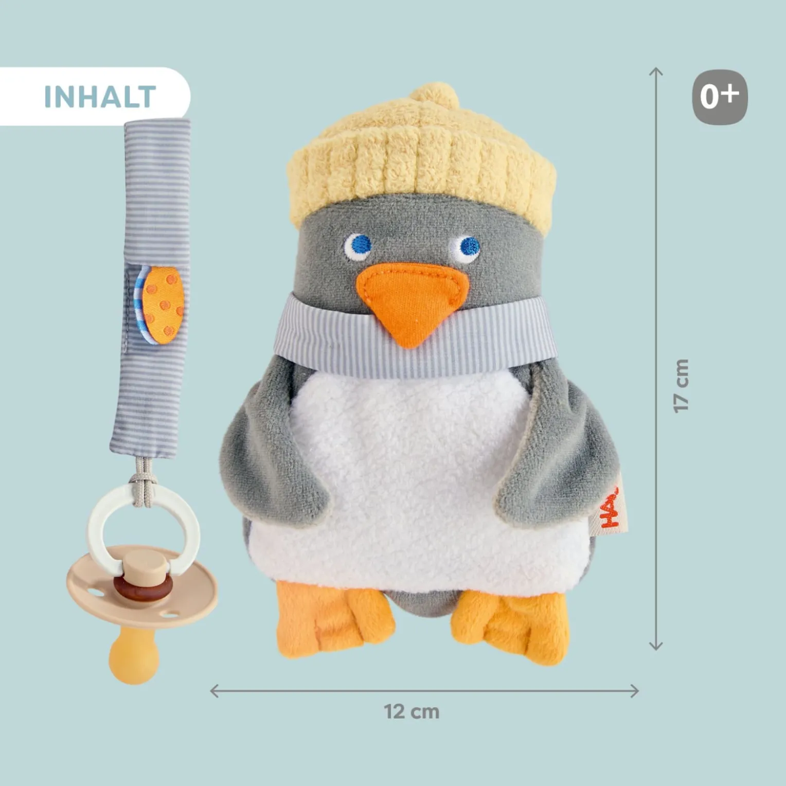 Schnullertier Pinguin