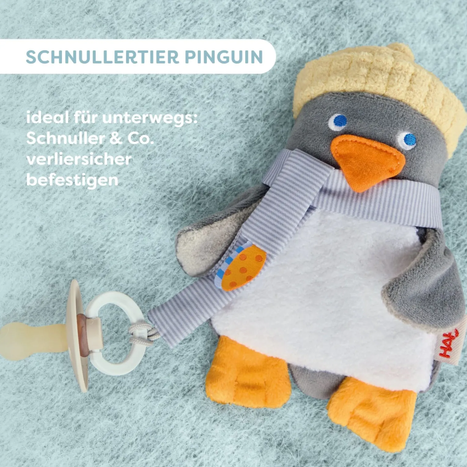 Schnullertier Pinguin