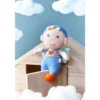 Schutzengelpuppe Mats, 15 cm, Stoffpuppe mit Flügel