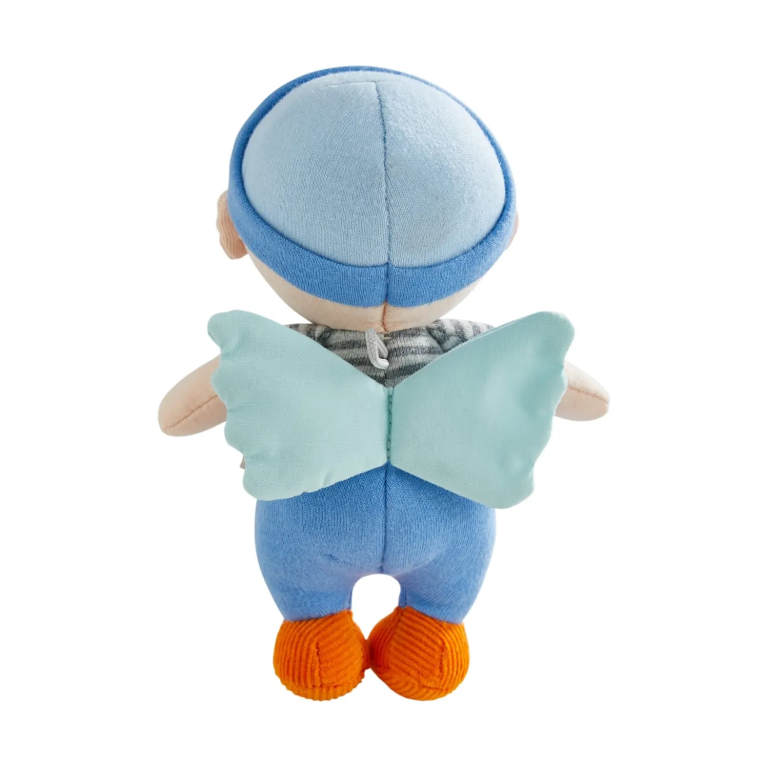 Schutzengelpuppe Mats, 15 cm, Stoffpuppe mit Flügel