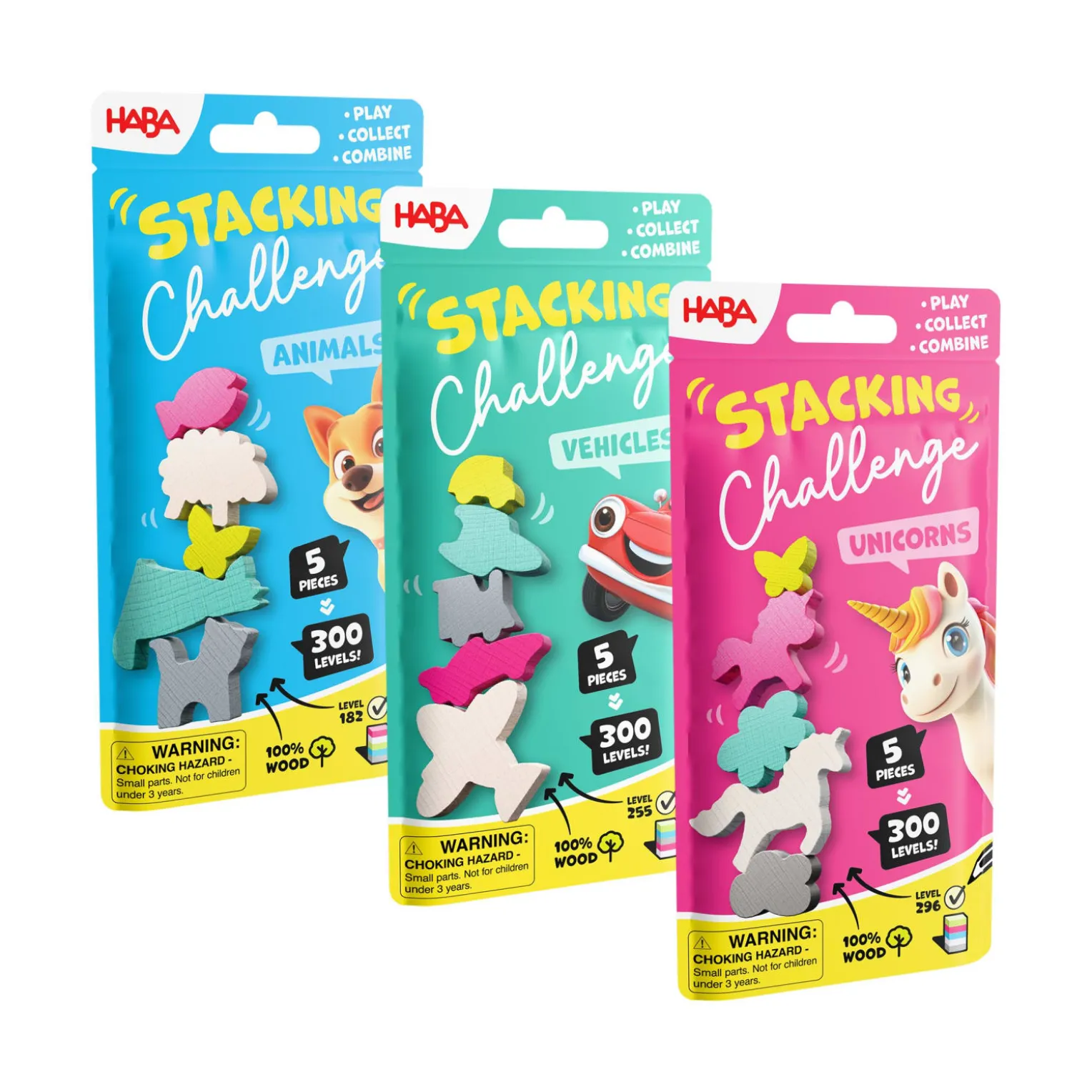 3 Set Stacking Challenge, Stapelspiele, ab 6 Jahren