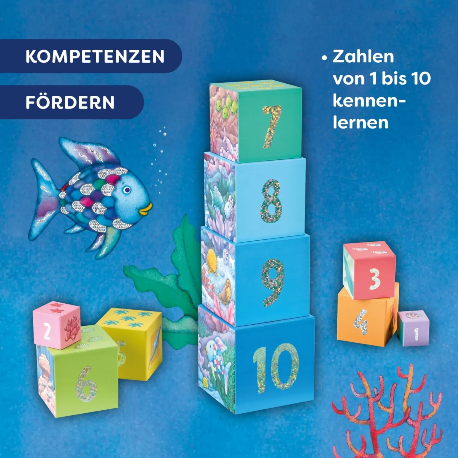 Stapelturm Glitzer Der Regenbogenfisch