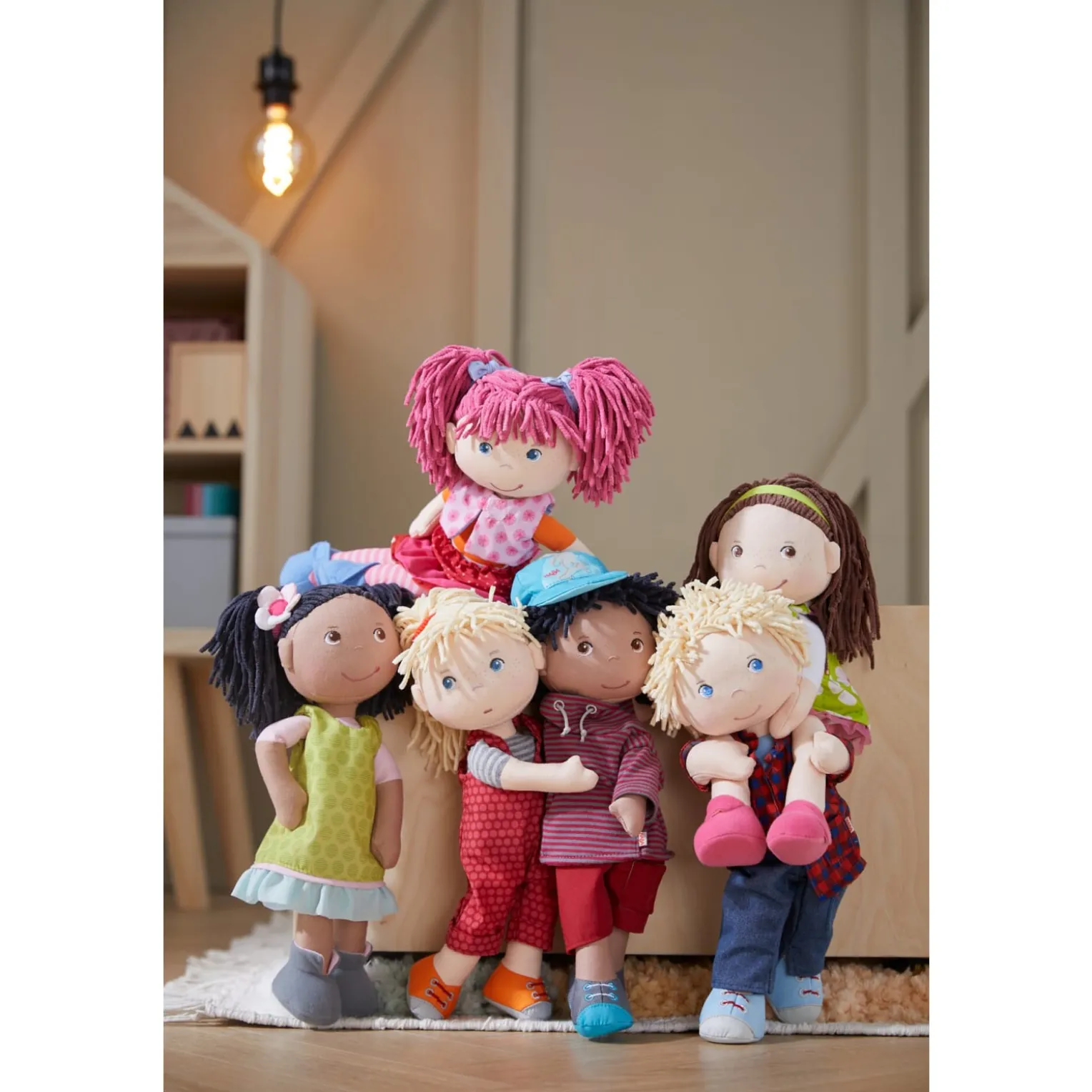Stoffpuppe Lilli-Lou, 30 cm