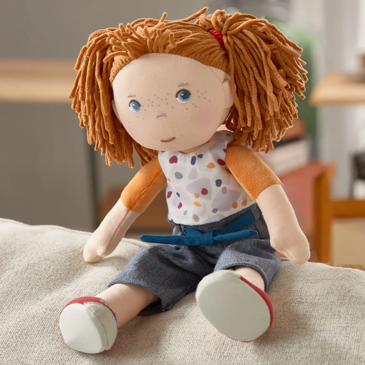 Stoffpuppe Malou, 30 cm