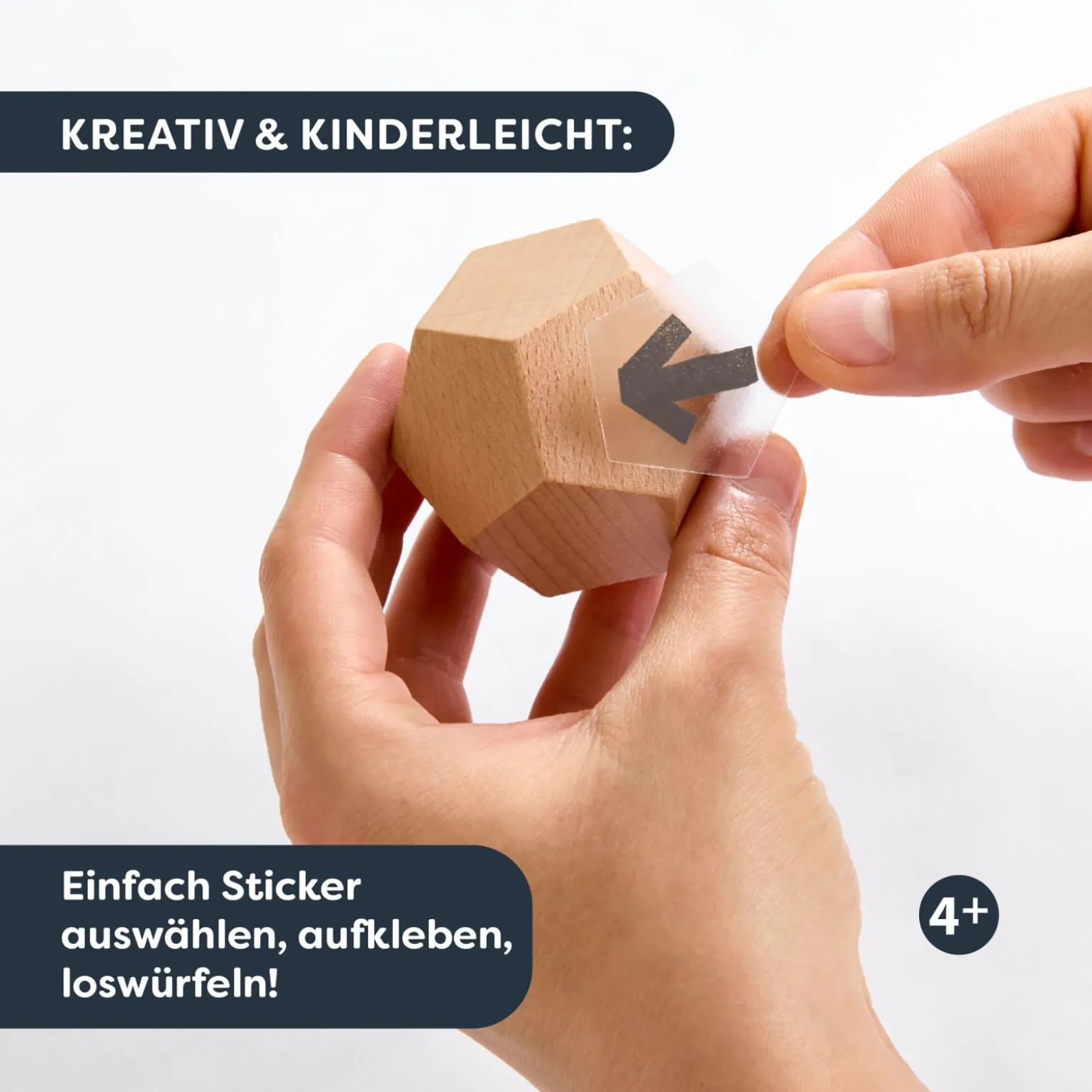 Terra Kids Entscheidungswürfel für Kinder, Holz, ab 4 Jahre