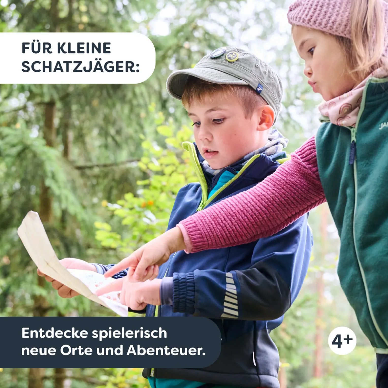 Terra Kids Kinder-Stempelset für Schatzsuche, inkl. Stempelkissen