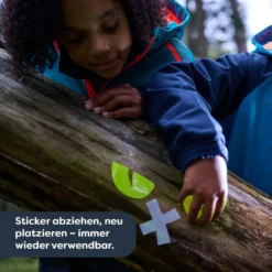 Terra Kids LED-Abenteuer-Taschenlampe mit Karabiner & Reflektor-Stickern