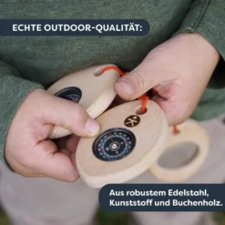 Terra Kids Outdoor Tool Kinder, Kompass, Lupe & Thermometer am Karabiner