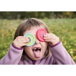 Terra Kids Pocket-Frisbee, Mini-Frisbee für Kinder, 2 Stück, ab 4