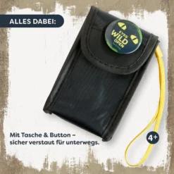 Terra Kids Pocket-Mikroskop, Mini-Mikroskop für Kinder inkl. Tasche