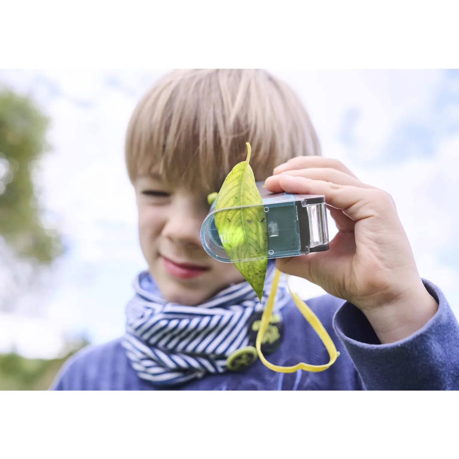 Terra Kids Pocket-Mikroskop, Mini-Mikroskop für Kinder inkl. Tasche