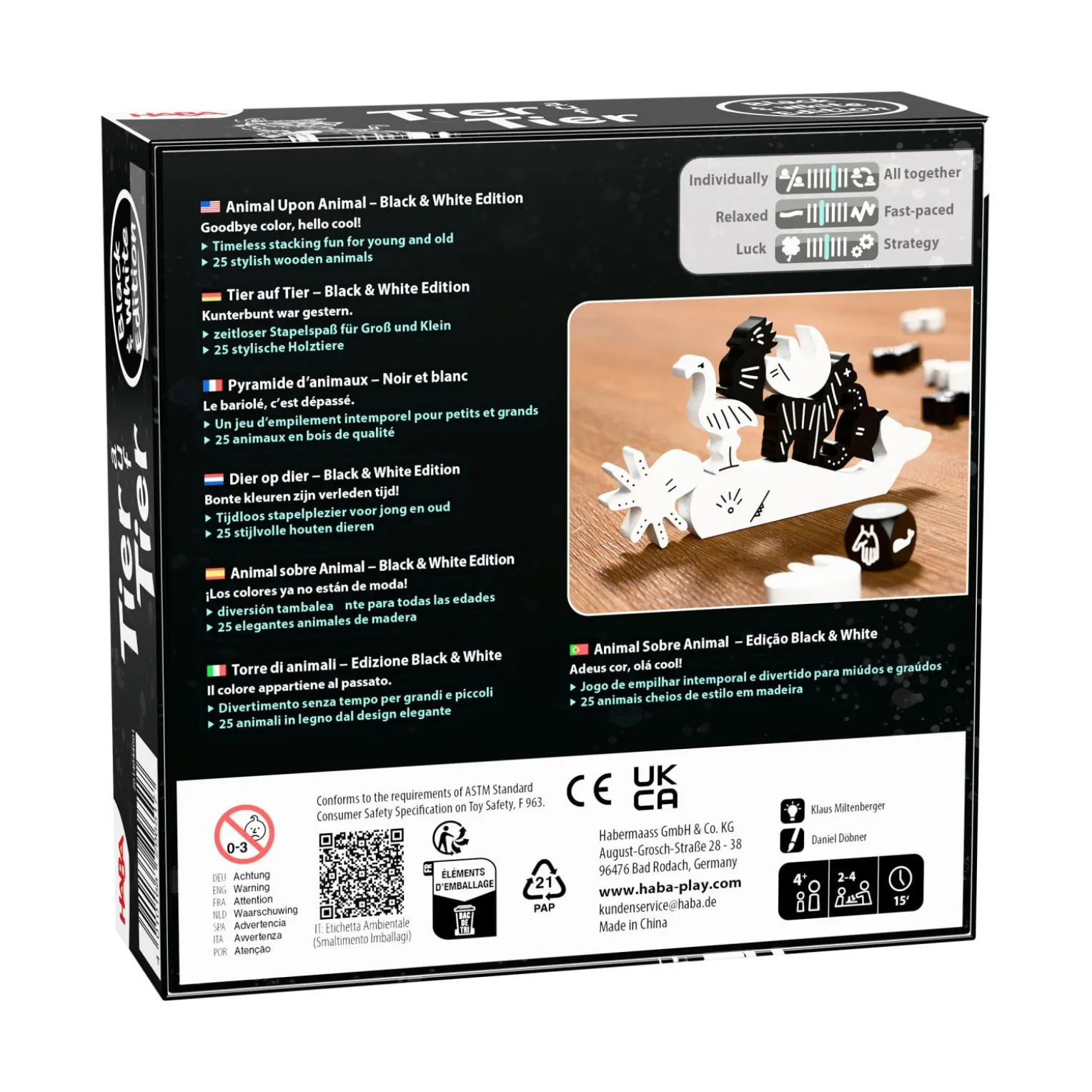 Tier auf Tier – Black & White Edition