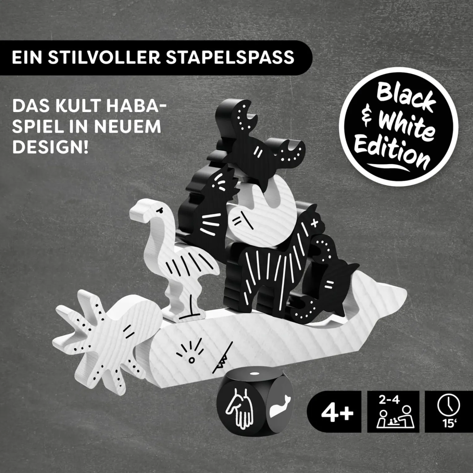Tier auf Tier – Black & White Edition
