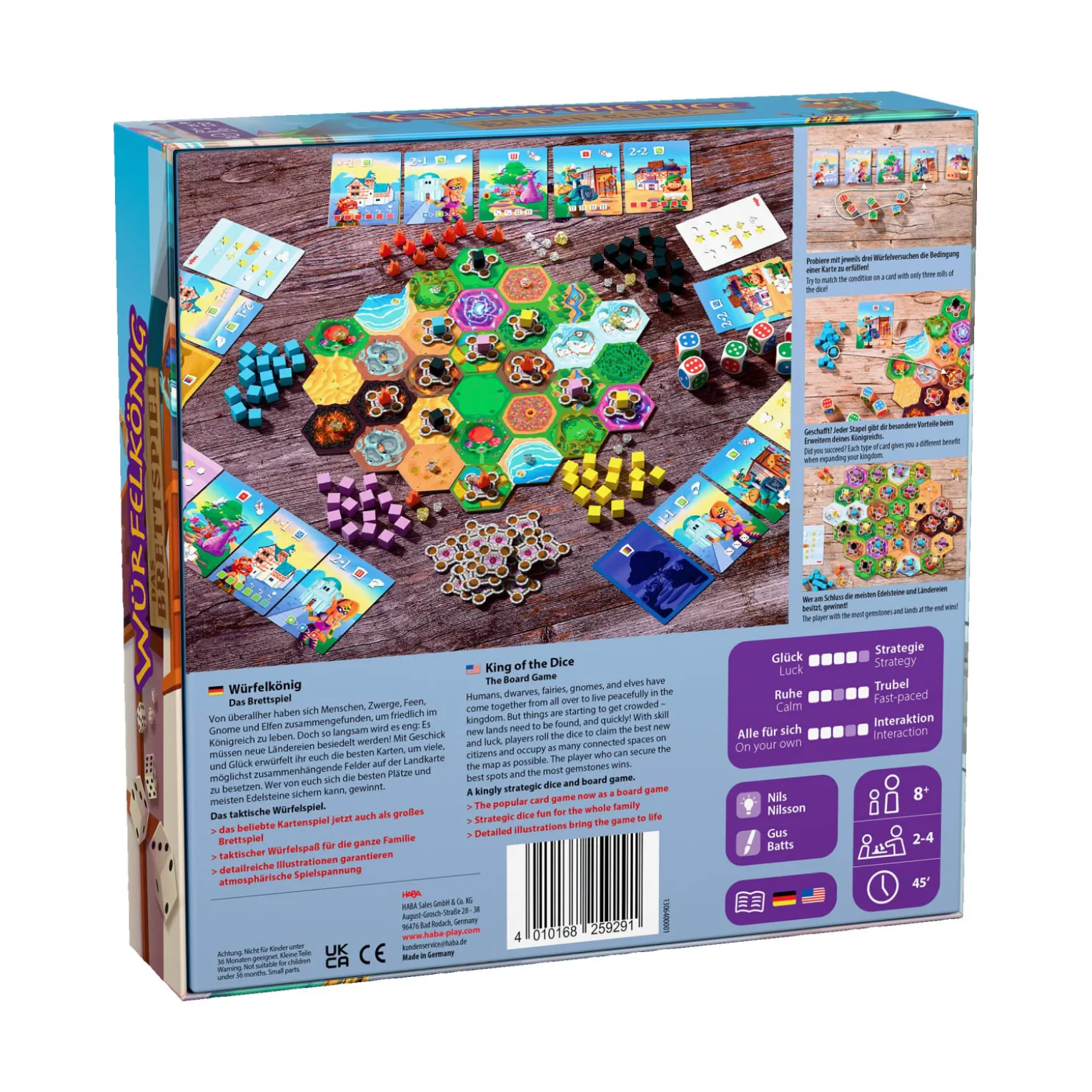 Würfelkönig, Das Brettspiel, ab 8 Jahren