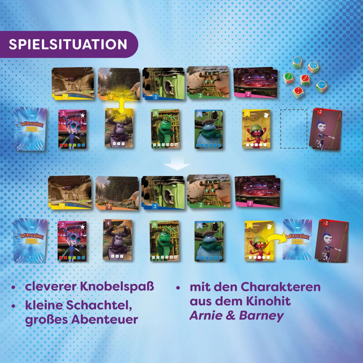 Würfelkönig, Edition Arnie & Barnie, Würfelspiel, ab 8 Jahren