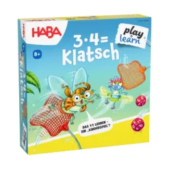 3 x 4 = Klatsch Mathespiel, Multiplikation, ab 8 Jahren
