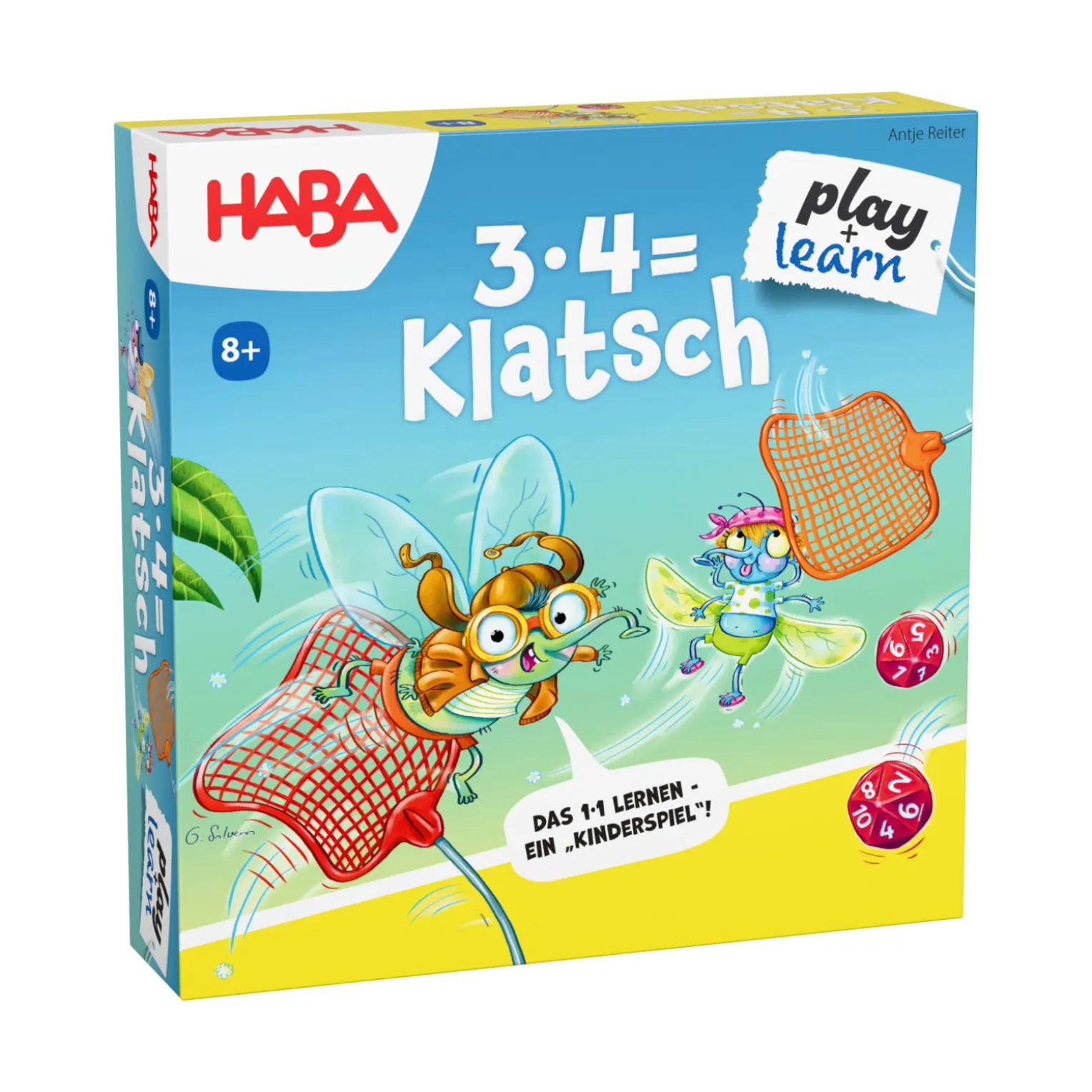 3 x 4 = Klatsch Mathespiel, Multiplikation, ab 8 Jahren